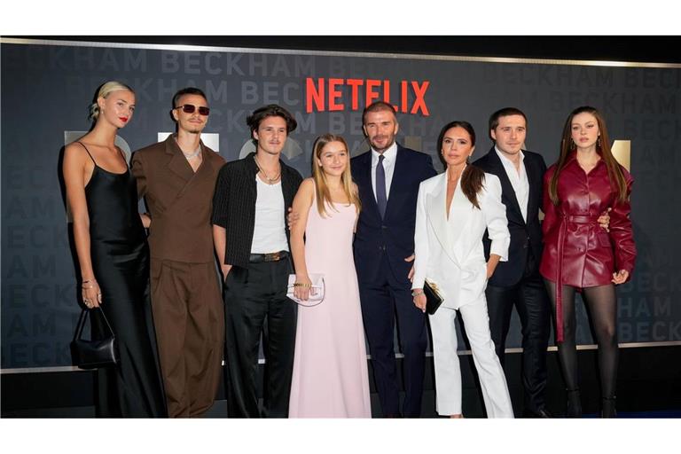 Ein Bild aus anderen Zeiten: Die Familie Beckham vereint.