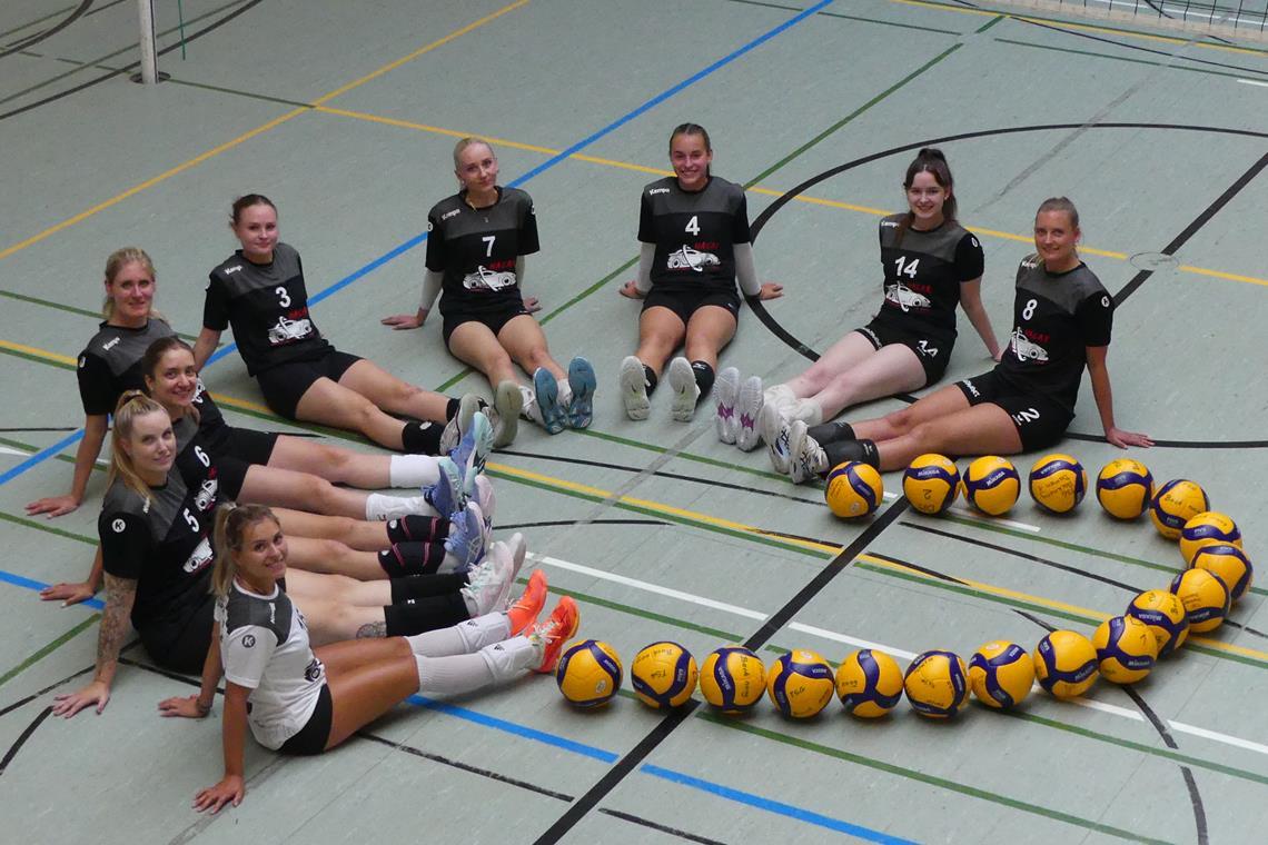 Die Saison endet, bevor sie begonnen hat Ein Bild aus dem August, doch die TSG-Volleyballerinnen werden diese Saison nicht ans Netz gehen. Foto: privat