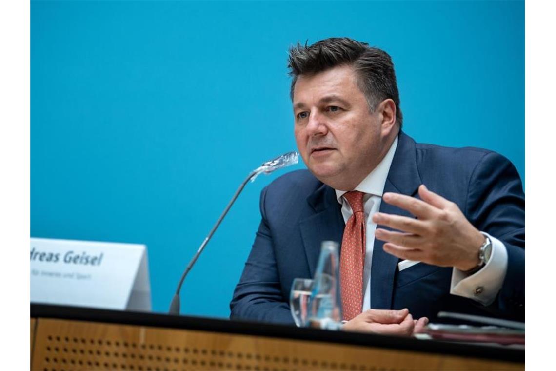 Geisel will Kollegen Antidiskriminierungsgesetz erklären „Ein bisschen konservative Folklore“: Berlins Innensenator Andreas Geisel. Foto: Bernd von Jutrczenka/dpa