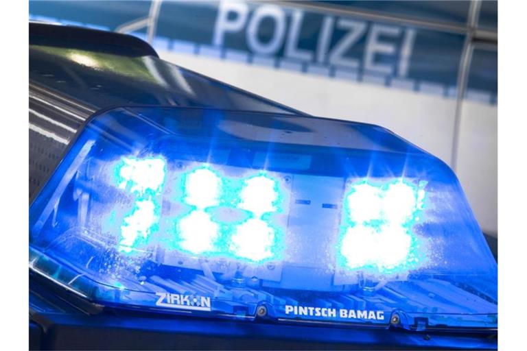 Ein Blaulicht leuchtet auf dem Dach eines Polizeiwagens. Foto: Friso Gentsch/dpa