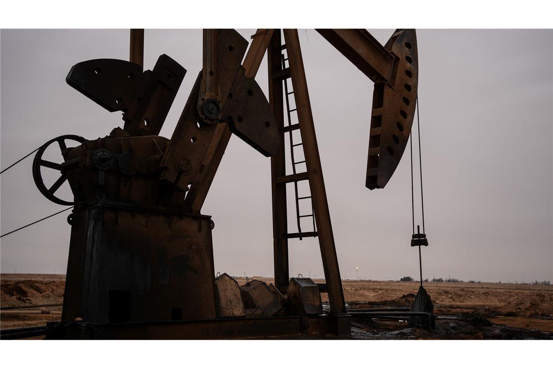 Ein Blick auf das Ölfeld von al-Omar, nachdem es von der syrischen Regierung zurückerobert wurde.