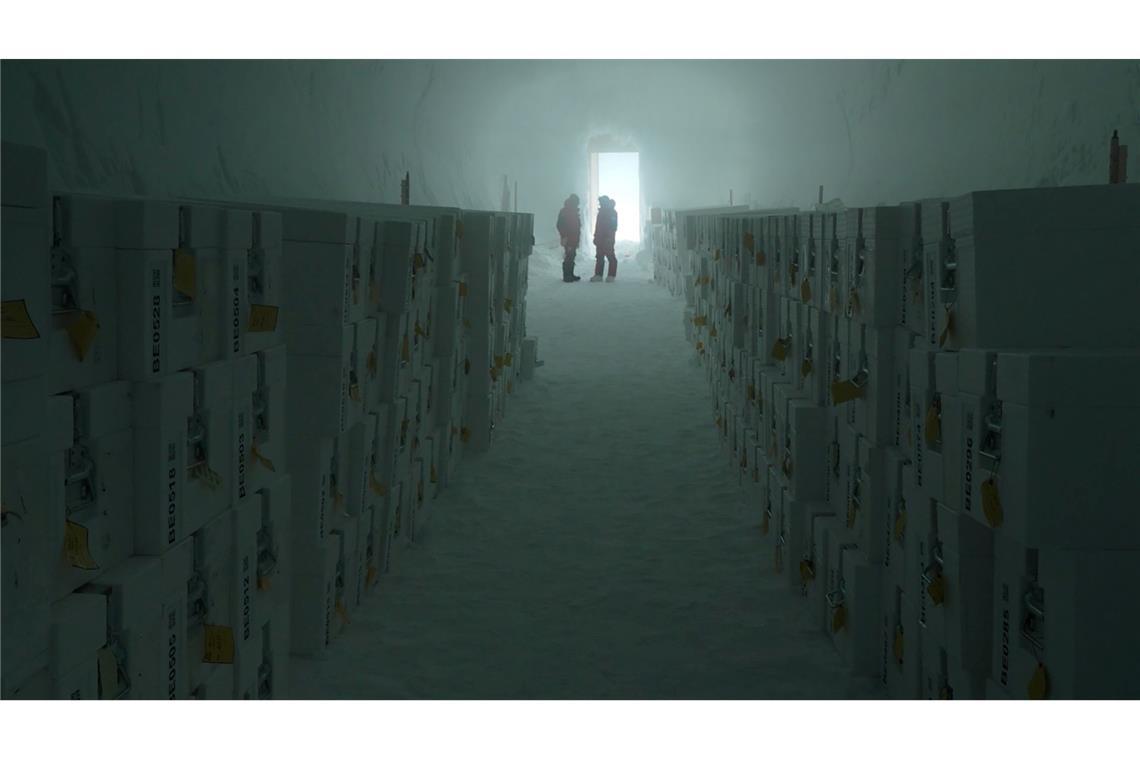 Ein Blick ins Innere der Eiskammer.