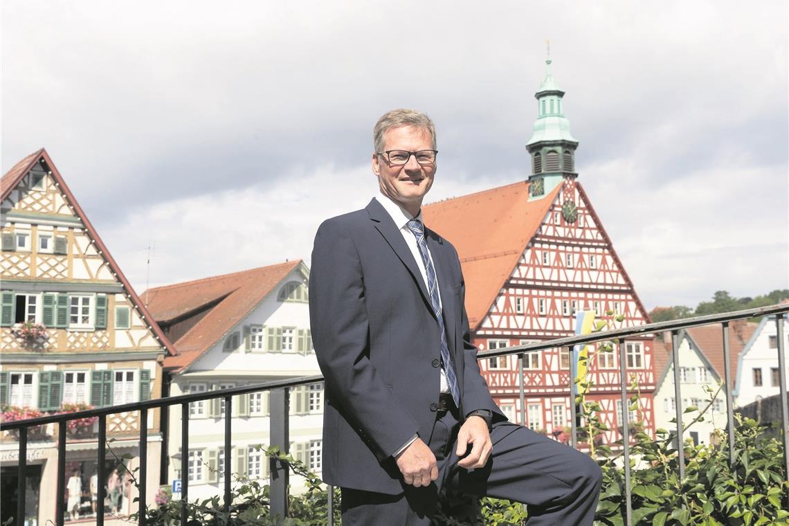 Ein bodenständiger Beinsteiner in Backnang: Gerd Holzwarth hat als Dezernent im Landratsamt auch mit den Bereichen Forst, Landwirtschaft und Verbraucherschutz zu tun. Foto: J. Fiedler