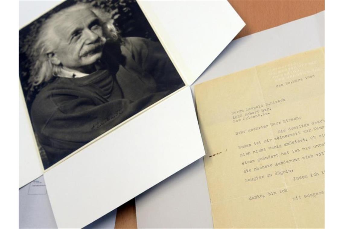 Ulm stellt weiteren Albert-Einstein-Brief vor