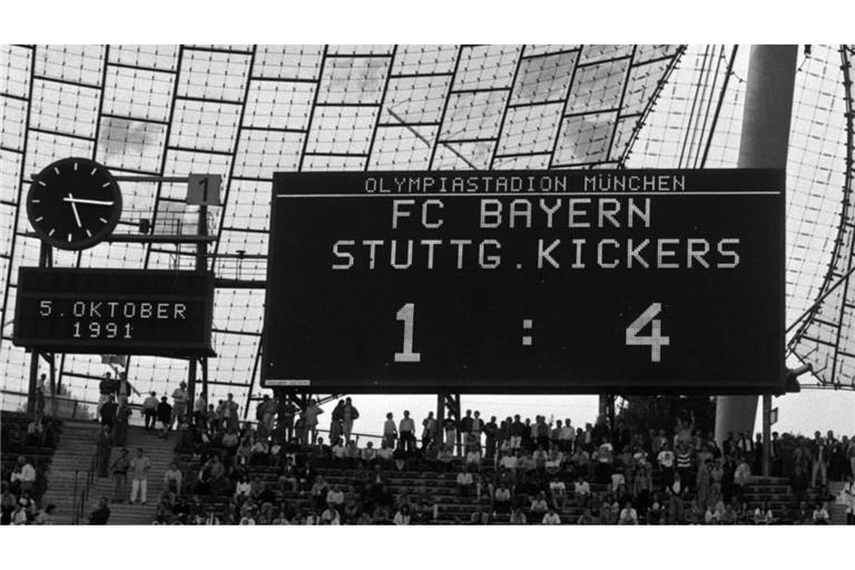 Ein Dokument der Zeitgeschichte: Der Triumph der Blauen im Münchner Olympiastadion.