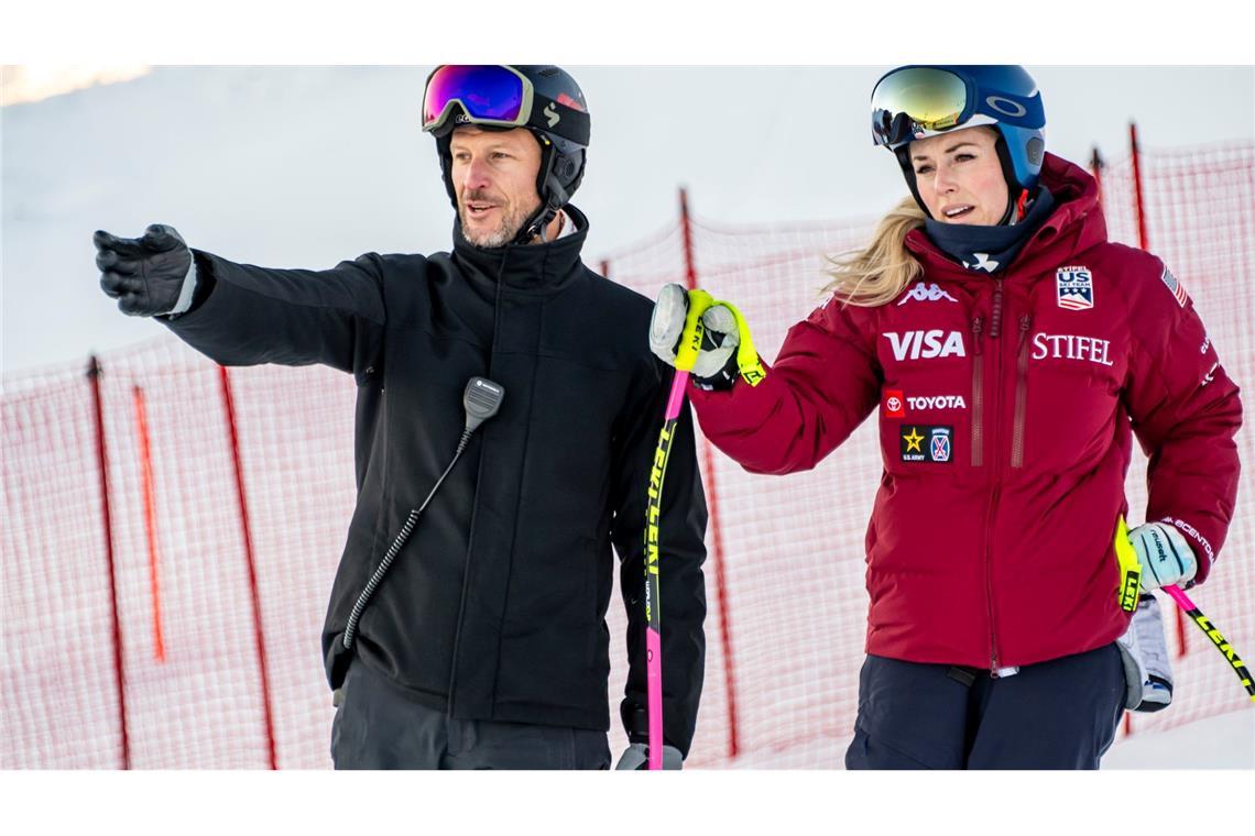 Ein Dream Team? Lindsey Vonn wird von Ex-Abfahrtsstar Aksel Lund Svindal trainiert.