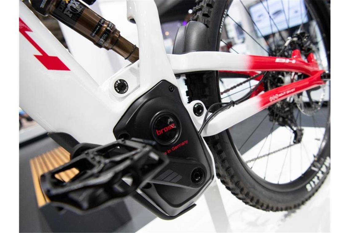 Private E-Bike-Flotte wächst Ein E-Bike mit einem Motor von Brose. Foto: Sven Hoppe/dpa