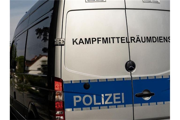 Ein Einsatzfahrzeug des Kampfmittelräumdienstes der Polizei Berlin. Foto: Paul Zinken/dpa/Symbolbild