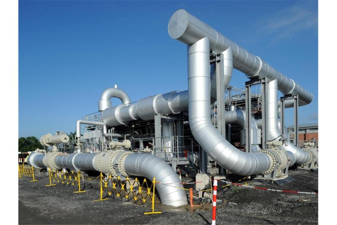 Erdgas bleibt wichtigster Energieträger der Industrie Ein Erdgasspeicher in Ostfriesland. Foto: picture alliance / dpa