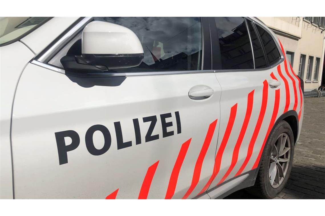 Ein Fahrzeug der Polizei in der Schweiz.