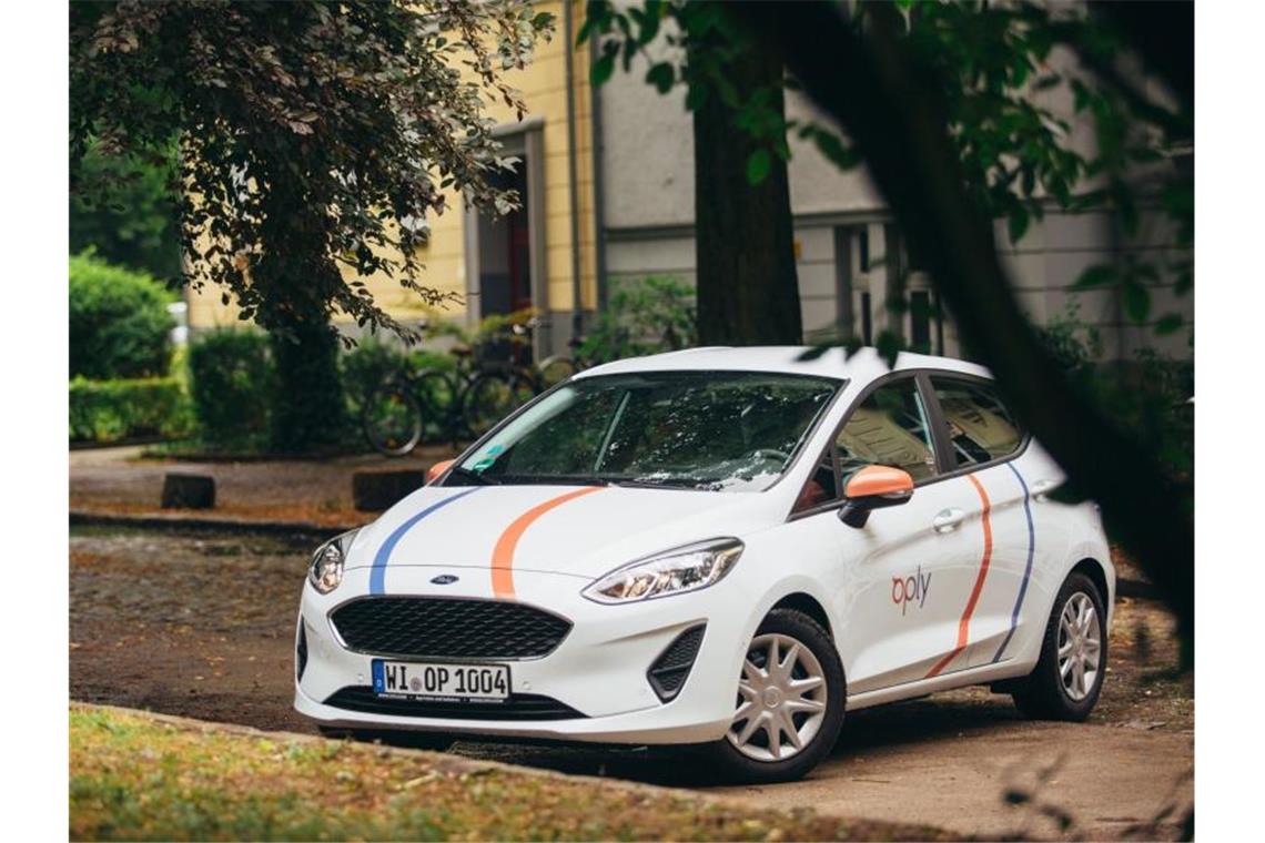 Ein Fahrzeug des Carsharing-Anbieters Oply: Das Unternehmen stellt seinen Dienst in Deutschland ein. Foto: -/Oply GmbH/dpa