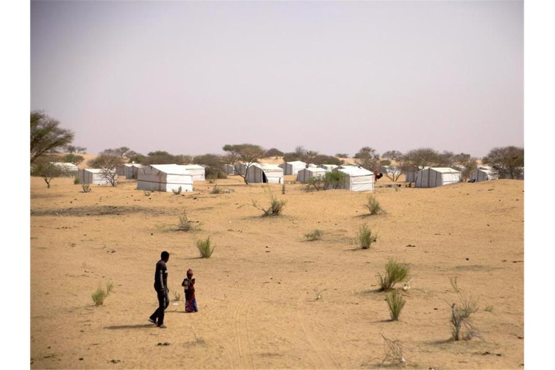 Ein Flüchtlingscamp im Tschad. Helfer warnen vor einer sich zuspitzenden humanitären Krise in der Sahelzone. Foto: Kristin Palitza/dpa