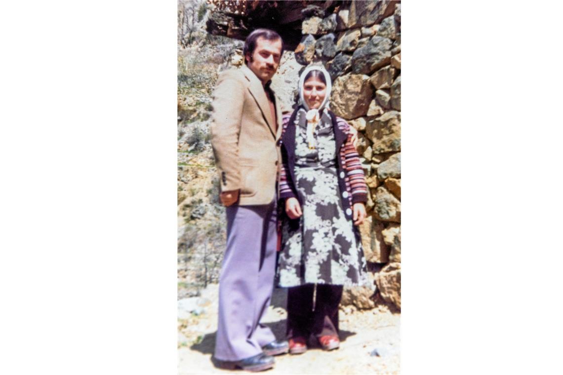 Goldene Hochzeit: Zwischen Deutschland und der Türkei Ein Foto des Paars kurz nach der Hochzeit.