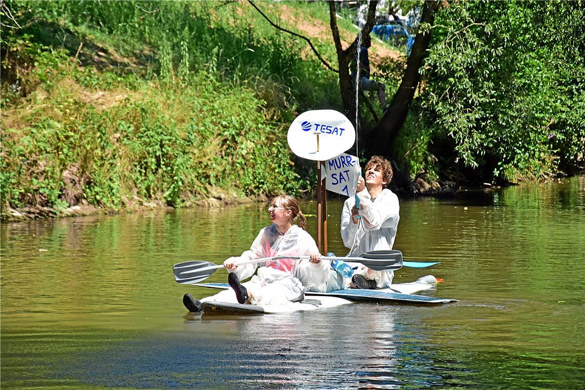 Ein galaktisches Boot. 39. Murr-Regatta in Backnang veranstaltet vom JUZE. SK