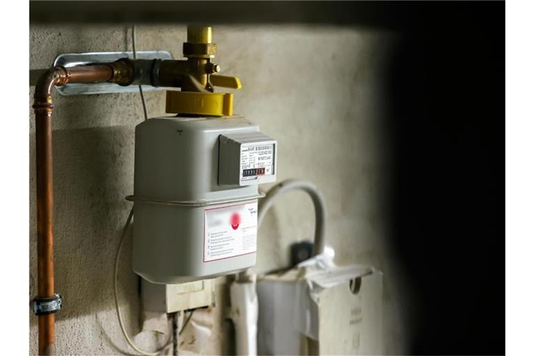 Ein Gaszähler hängt im Keller eines Einfamilienhauses. Wirtschaftsminister Habeck will, dass Deutschland in Zukunft weniger abhängig von ausländischem Gas ist. Foto: Jan Woitas/dpa-Zentralbild/dpa