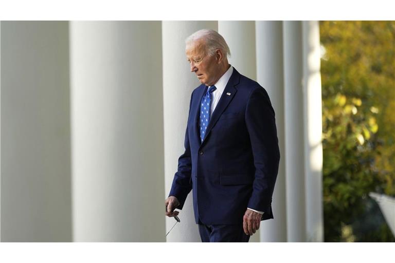 Ein gealterter und kranker Joe Biden.
