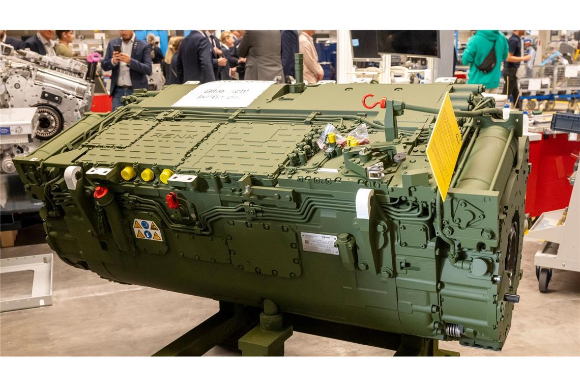 Ein Getriebe von Renk.