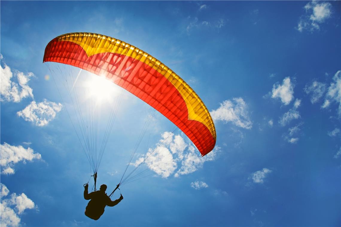 Luftunfall zwischen Korb und Kleinheppach Ein Gleitschirmflieger hat sich zwischen Korb und Kleinheppach verletzt. Symbolbild: Friedberg - stock.adobe.com