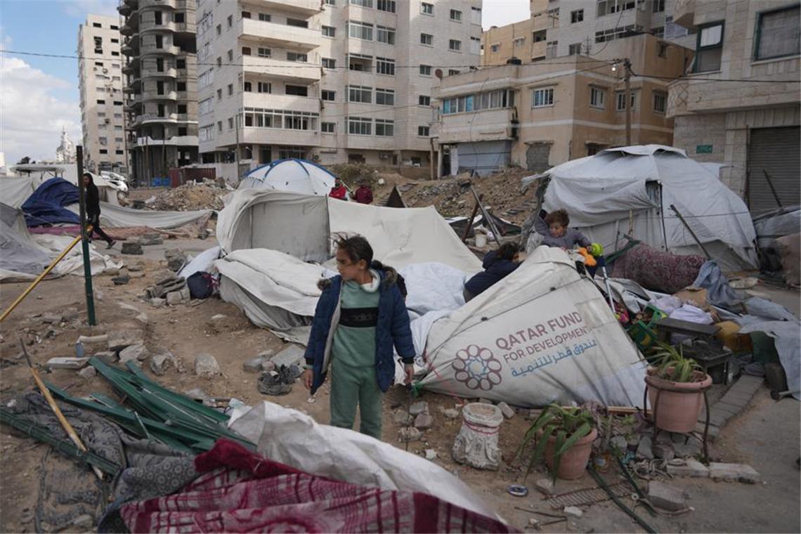 Ein heftiger Wintersturm hat das Leid für Hunderttausende Palästinenser im Gazastreifen weiter verschärft.