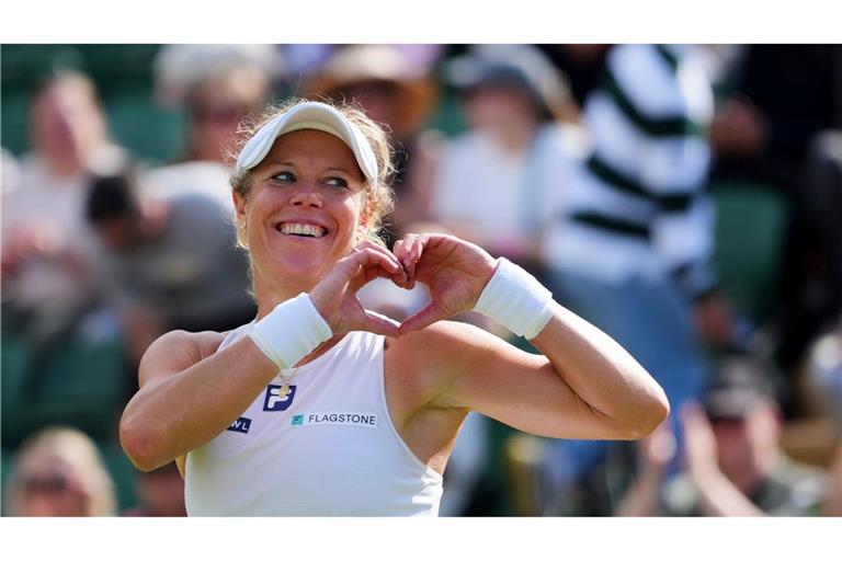 Ein Herz für die Zuschauer: Laura Siegemund feiert ihr Wimbledon-Märchen
