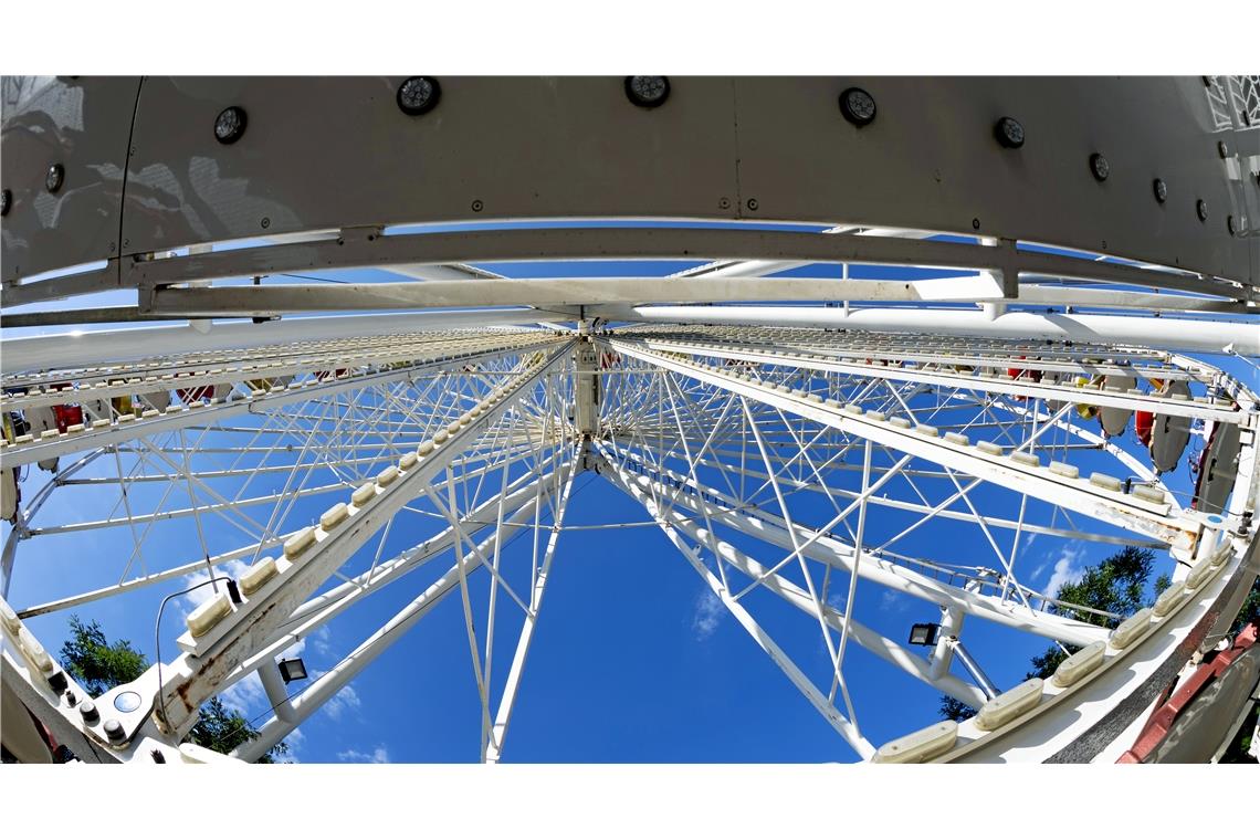 Ein Klassiker auf dem Rummel: das Riesenrad.