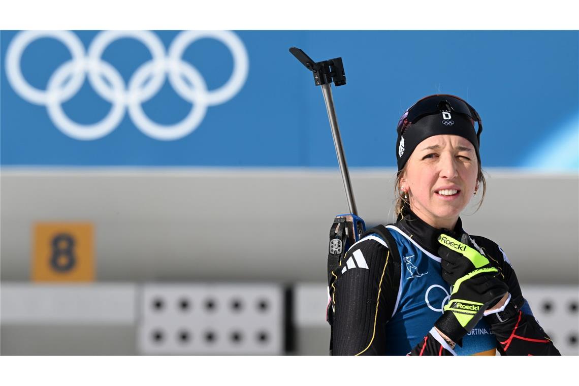 Ein letztes Mal wird Franziska Preuß am Samstag antreten.