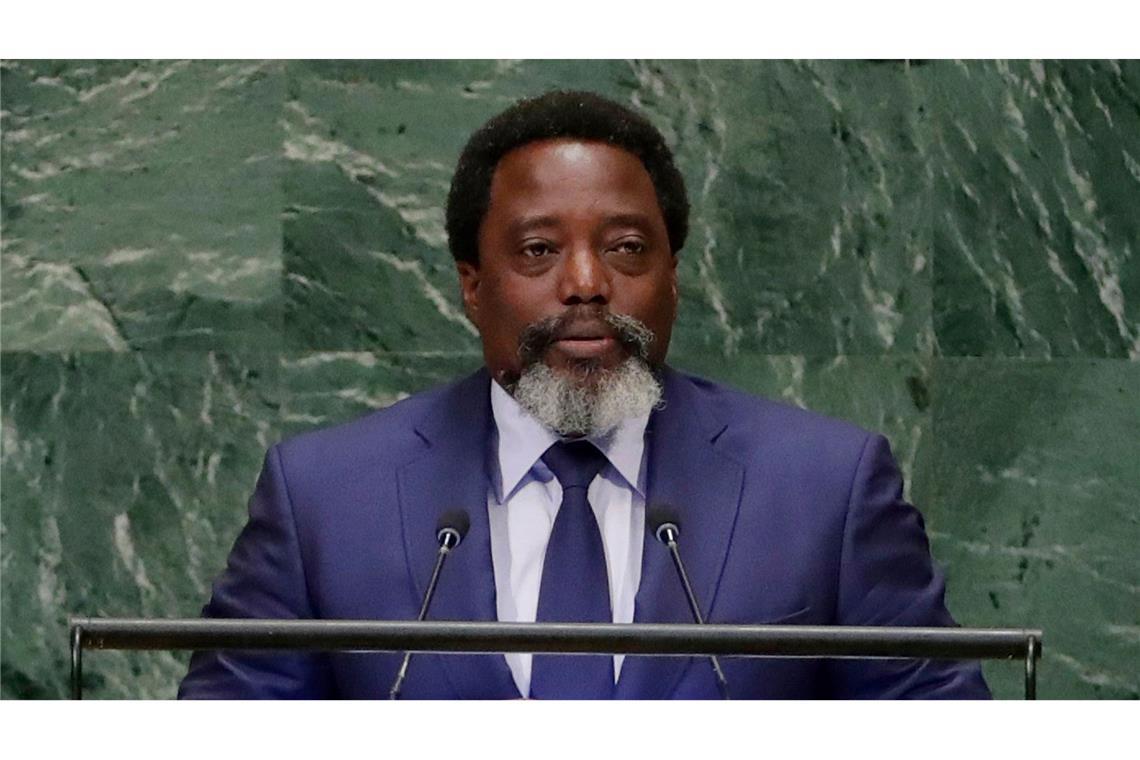 Ein Militärgericht im Kongo hat Ex-Präsidenten Joseph Kabila wegen Hochverrats und Kriegsverbrechen zum Tode verurteilt. (Archivbild)