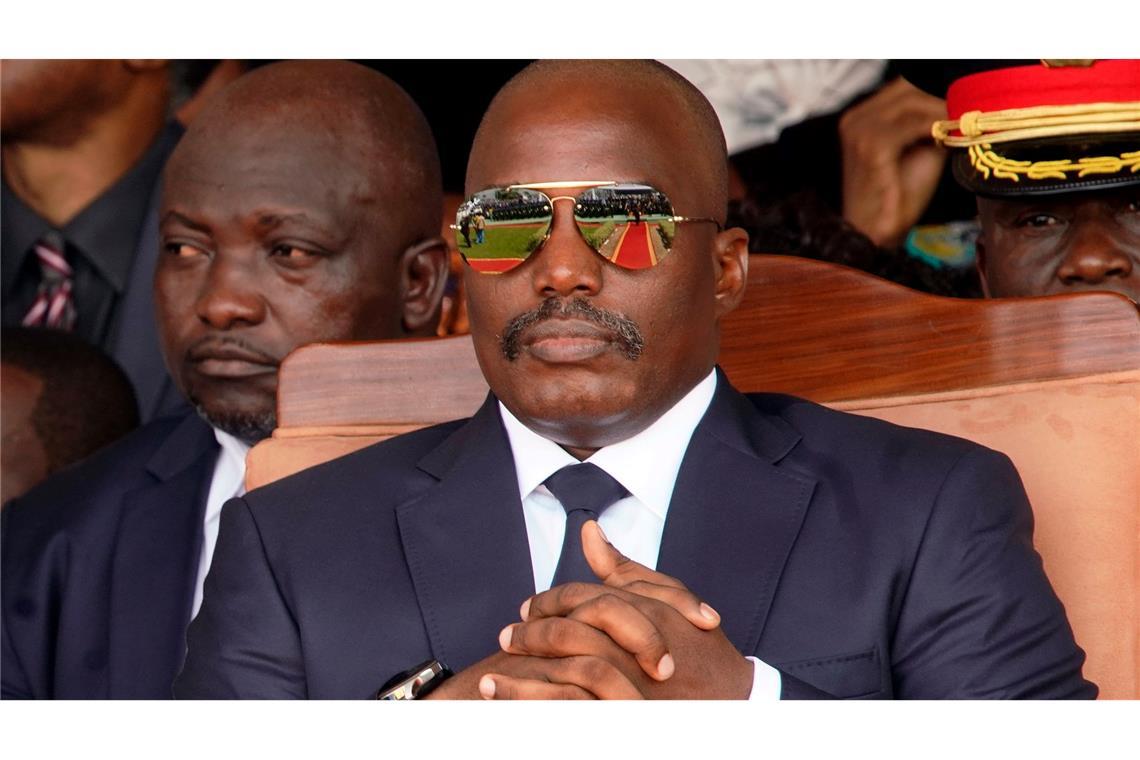 Ein Militärgericht im Kongo hat Ex-Präsidenten Joseph Kabila wegen Hochverrats und Kriegsverbrechen zum Tode verurteilt. (Archivbild)