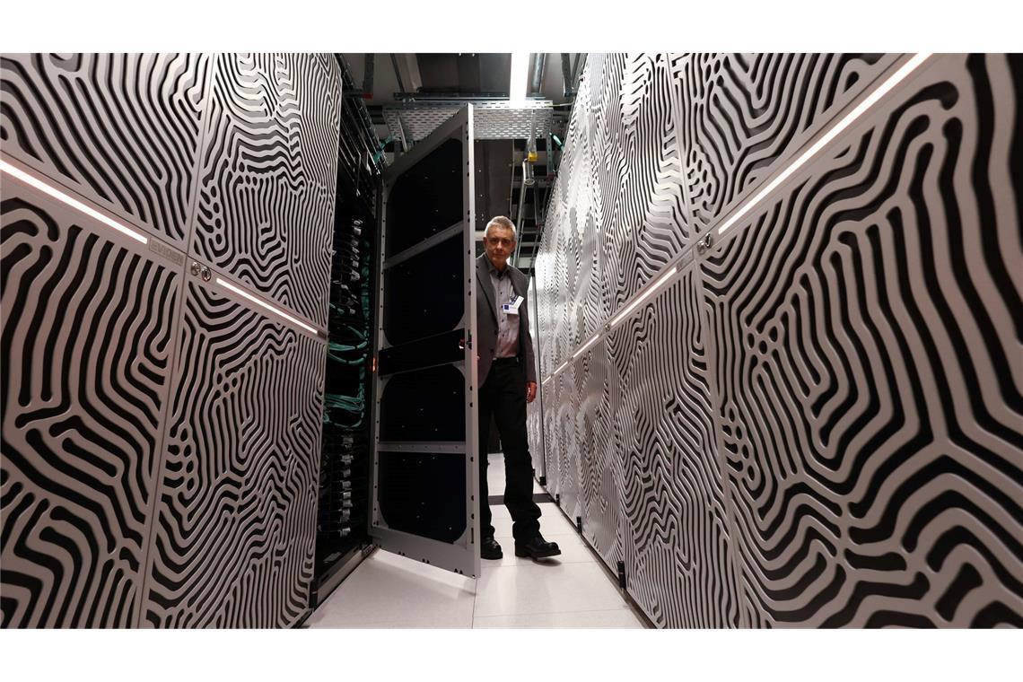 Ein Modul des ersten europäischen Supercomputers der Exascale-Klasse. Mit JUPITER nimmt der erste europäische Supercomputer der Exascale-Klasse  in Jülich seinen Betrieb auf.