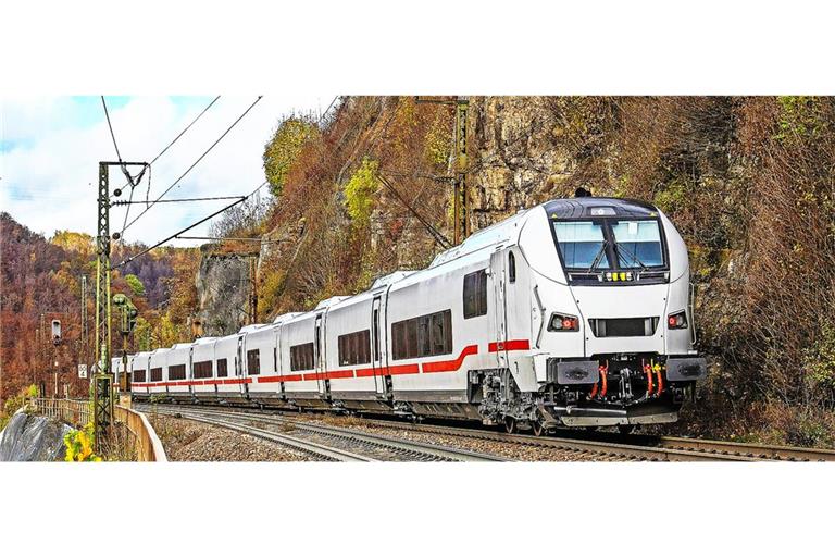 Ein neuer barrierefreier ICE L bei der Probefahrt auf der Geislinger Steige: Diese Züge werden von Sommer 2026 an von Stuttgart aus nach Oberstdorf fahren.