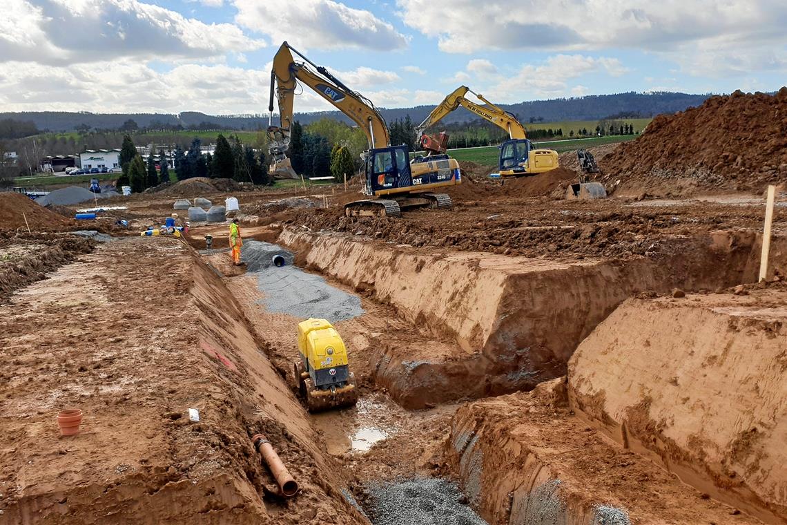 Ein neues Gewerbegebiet entsteht in Weissach im Tal.. Foto: Gemeinde