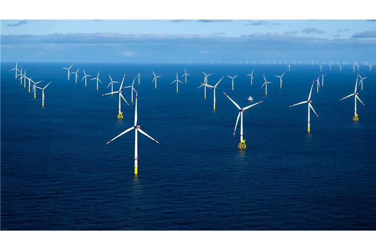 Ein Offshore-Windpark (Illustration)