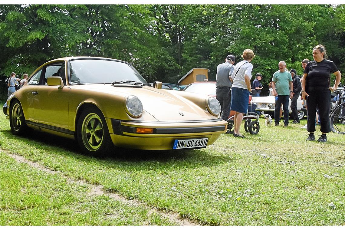 Ein Porsche aus goldenen Zeiten. 10. Oldtimertreffen, Schlossgarten Oppenweiler,...