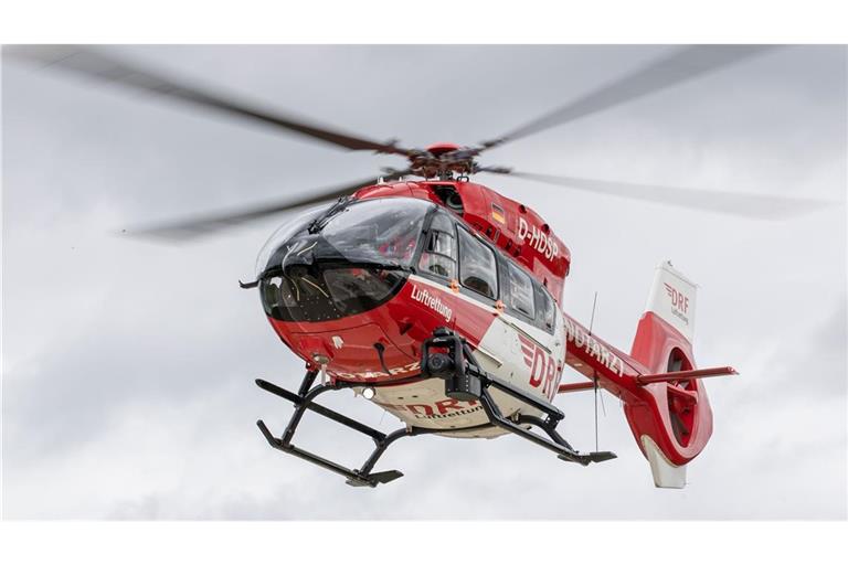 Ein Rettungshubschrauber war im Einsatz. (Symbolbild)