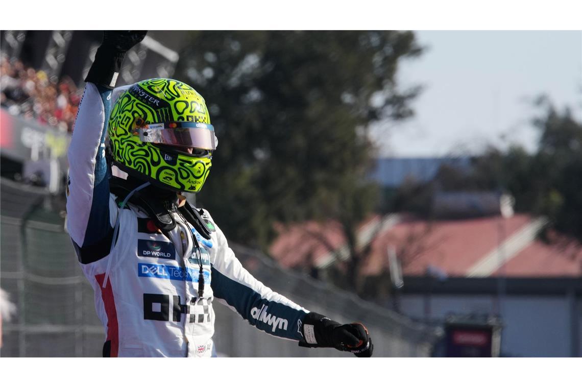 WM-Dreikampf spitzt sich zu: Norris-Sieg vor Verstappen Ein starker Auftritt und die WM-Führung für Lando Norris.
