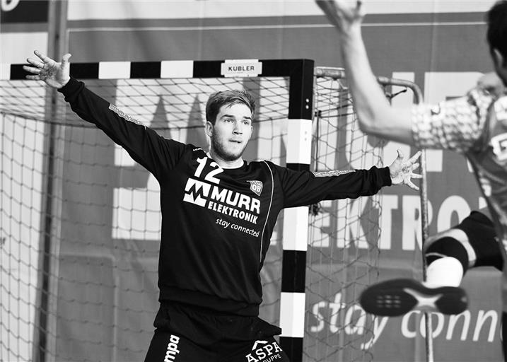 Ein starker Rückhalt, obwohl Oppenweiler/Backnang nach allen fünf Saisonspielen mit leeren Händen da steht: Torwart Thomas Fink. Foto: A. Becher