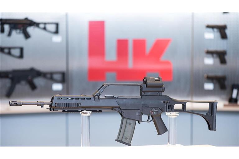 Ein Sturmgewehr G36 des Waffenherstellers Heckler & Koch. (Archivbild)