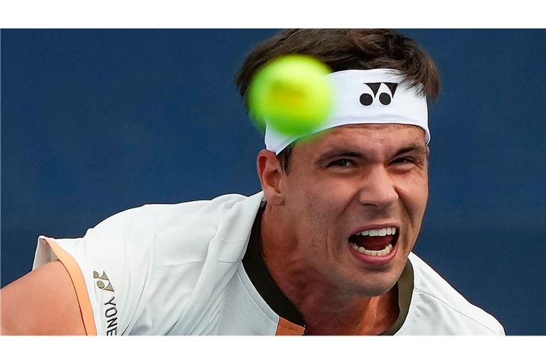 Ein Tennis-Duell über 4:46 Stunden - dann hatte Daniel Altmaier seinen Erstrundensieg in New York geschafft.