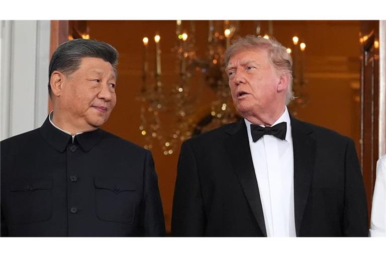 Ein Treffen mit viel Pomp und Prunk: Der chinesische Staatspräsident Xi Jinping und US-Präsident Donald Trump zelebrierten ihr Treffen in Washington