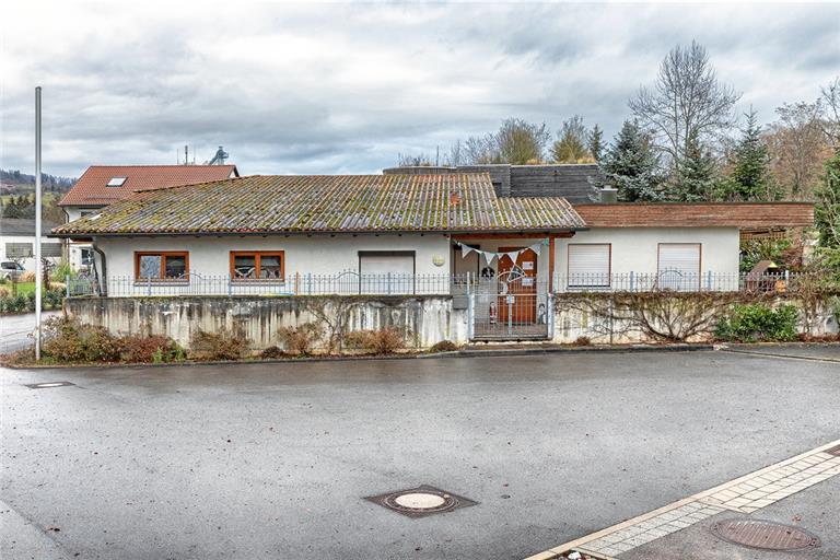 Ein Umbau der Kita am Schlossgarten ist die präferierte Variante der Gemeindeverwaltung. Momentan ist hier eine Gruppe untergebracht. Foto: J. Fiedler