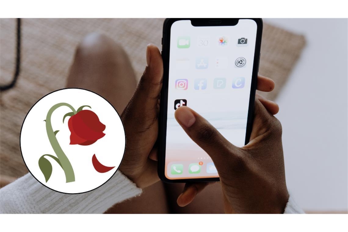 Was bedeutet das „Dead Rose Emoji“?