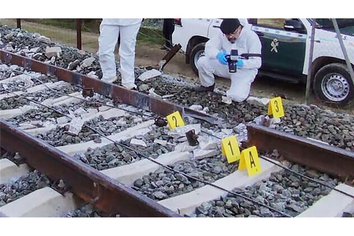 Ein vorläufiger Untersuchungsbruch sieht den Bruch einer Schiene als wahrscheinliche Ursache der Katastrophe.