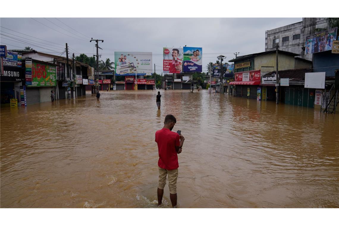 Ein Zyklon hat Sri Lanka schwer verwüstet.