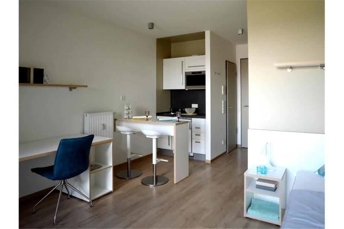 Mieten für Studenten auf Rekordniveau Eine 1-Zimmer-Wohnung. Foto: Britta Pedersen/Archivbild