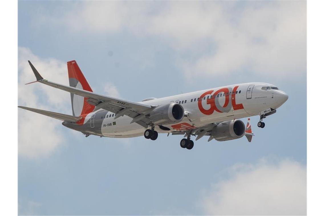 Boeing 737 Max hebt nach Zwangspause wieder ab Eine Boeing 737 Max der Fluggesellschaft Gol. Foto: Andre Penner/AP/dpa