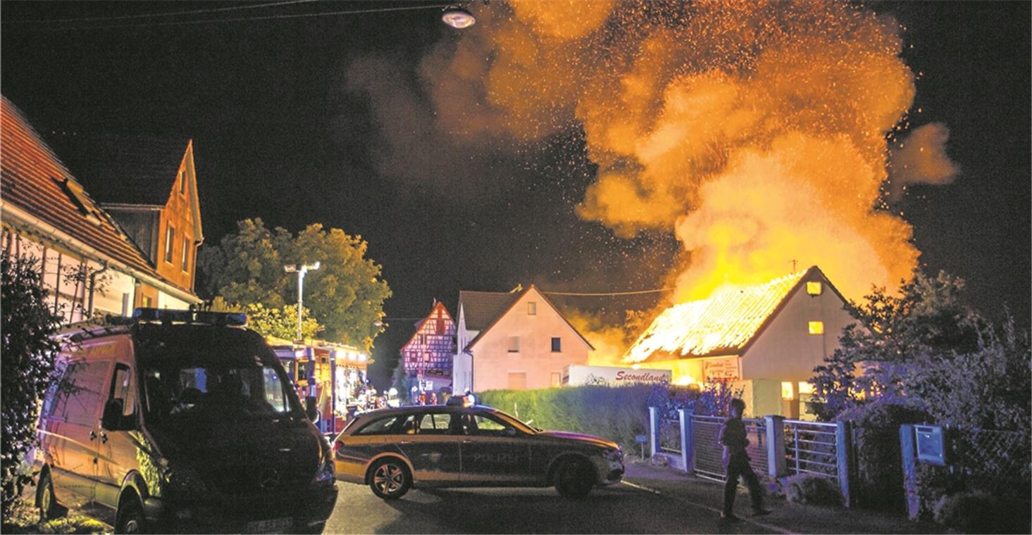 Großbrand im Frühmesshof