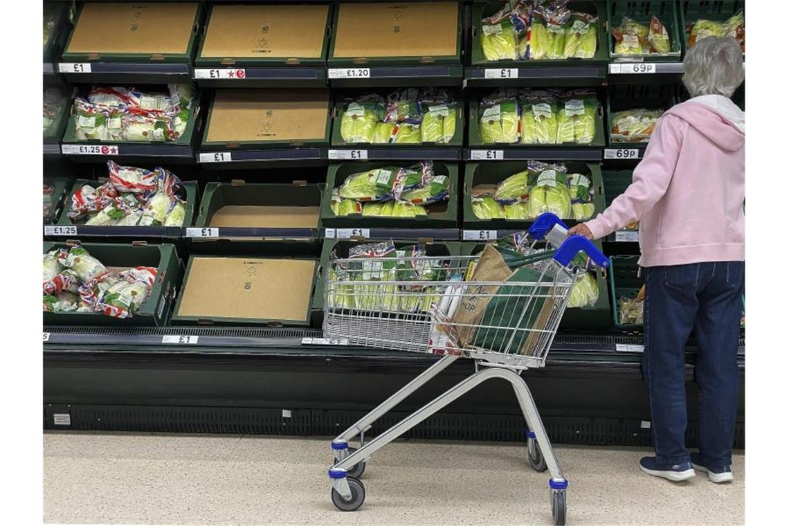 Briten haben weniger Auswahl bei Lebensmitteln und Alkohol