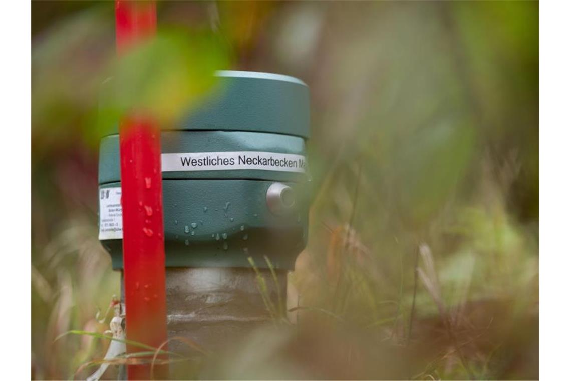 Eine Grundwassermessstelle der Landesanstalt für Umwelt Baden-Württemberg (LUBW). Foto: Marijan Murat/dpa