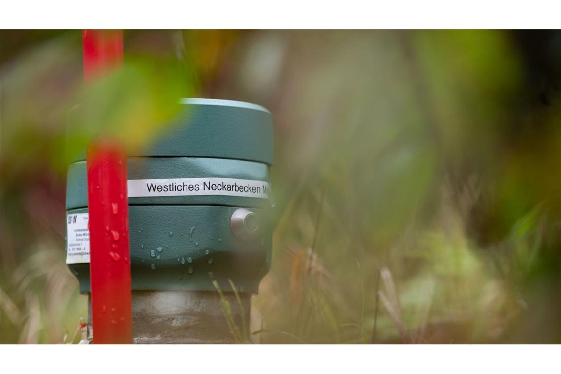 Fachleute rechnen mit Grundwasseranstiegen Eine Grundwassermessstelle der Landesanstalt für Umwelt Baden-Württemberg.