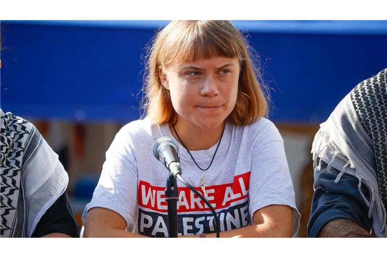 Eine Hilfsflotte mit Greta Thunberg an Bord ist auf dem Weg nach Gaza.